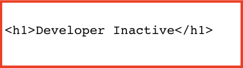 Developer Unavailability Cause
